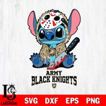 Army Black Knights Stitch Jason Voorhees Svg Eps Dxf Png File, NCAA svg, Digital Download, Instant Download