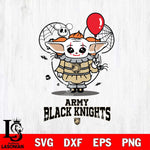 Army Black Knights Stitch Pennywise Halloween Svg Eps Dxf Png File, Digital Download, Instant Download