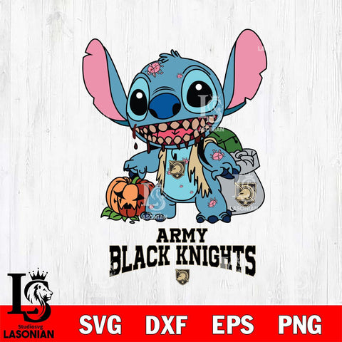 Army Black Knights Stitch Zombie Svg Eps Dxf Png File, NCAA svg, Digital Download, Instant Download