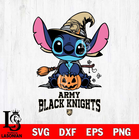 Army Black Knights Stitch witch Svg Eps Dxf Png File, NCAA svg, Digital Download, Instant Download