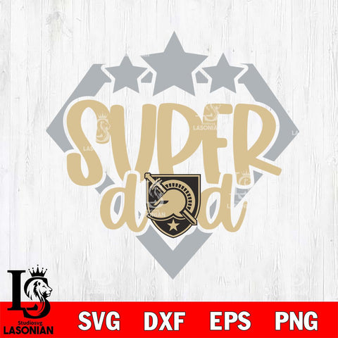 Army Black Knights Supper Dad Svg Eps Dxf Png File, Digital Download, Instant Download