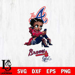 Atlanta Braves Beauty Black Fan Girl Football