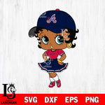 Atlanta Braves Betty Boop MLB 8 Svg Eps Dxf Png File,MLB svg, Digital Download, Instant Download