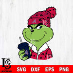 Atlanta Braves Boujee Grinch 3 Svg Eps Dxf Png File, Digital Download, Instant Download