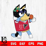 Atlanta Falcons Bandit Heeler Christmas Svg Eps Dxf Png File, Digital Download, Instant Download