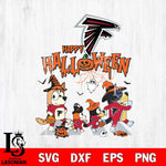 Atlanta Falcons Bluey Halloween Family Svg Eps Dxf Png File, Digital Download, Instant Download