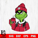 Atlanta Falcons Boujee Grinch 2 Svg Eps Dxf Png File, Digital Download, Instant Download