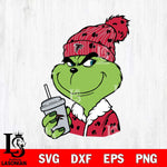 Atlanta Falcons Boujee Grinch 3 Svg Eps Dxf Png File, Digital Download, Instant Download