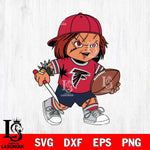 Atlanta Falcons Chucky Horror 10 Svg Eps Dxf Png File, NFL svg, Digital Download, Instant Download