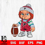 Atlanta Falcons Chucky Horror 6 Svg Eps Dxf Png File, NFL svg, Digital Download, Instant Download