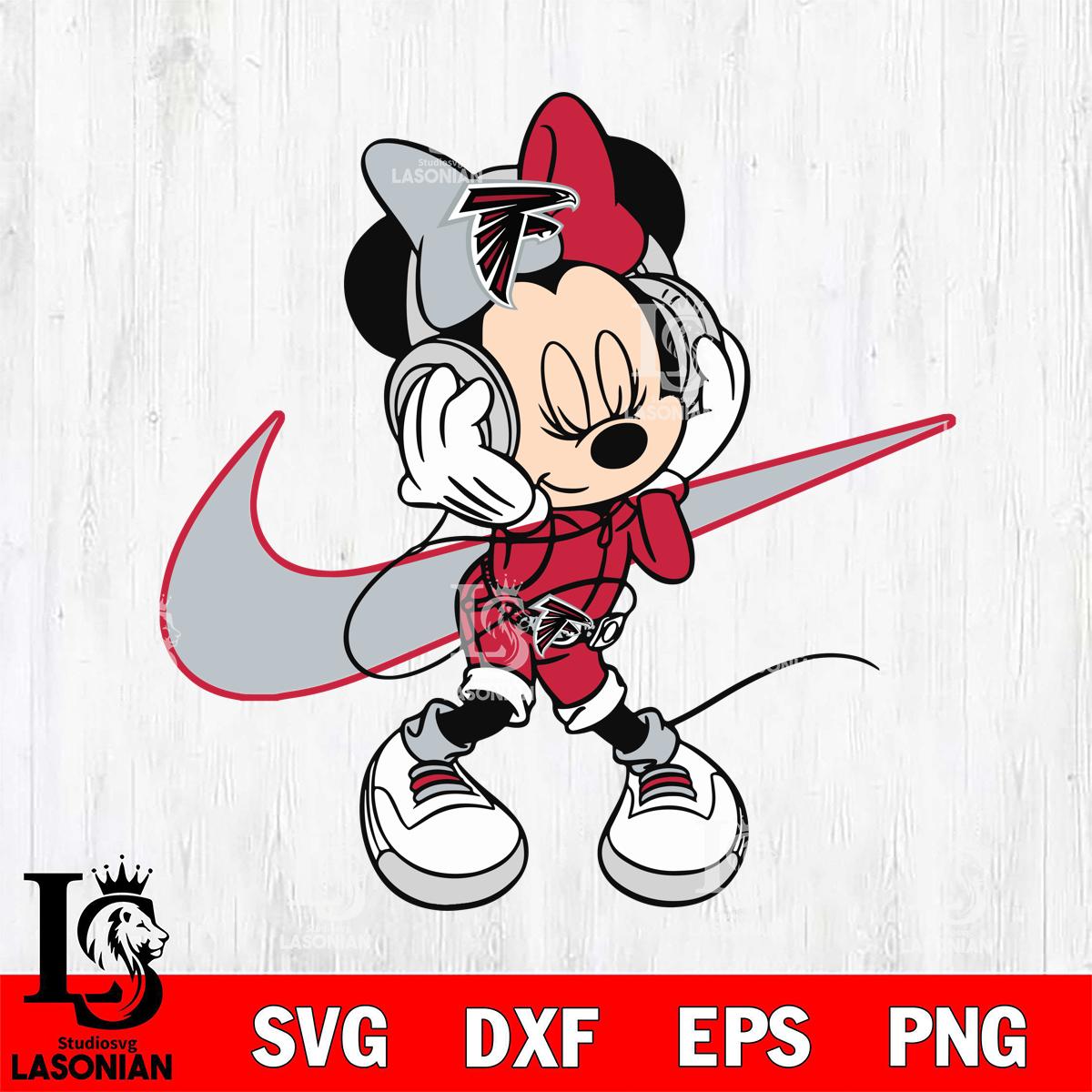 Atlanta Falcons Cute Minnie Mouse Dancing – lasoniansvg