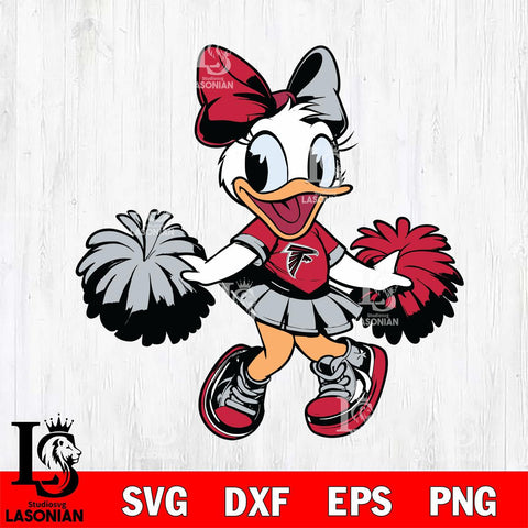 Atlanta Falcons Daisy Duck Cheerleader Svg Eps Dxf Png File, Digital Download, Instant Download