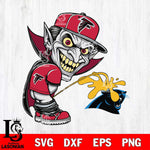 Atlanta Falcons Dracula Piss On Carolina Panthers Svg Eps Dxf Png File, Digital Download, Instant Download