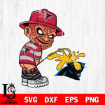 Atlanta Falcons Freddy Krueger Piss On Carolina Panthers Svg Eps Dxf Png File, Digital Download, Instant Download