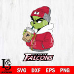 Atlanta Falcons Grinch Bougie Christmas Svg Eps Dxf Png File,Cricut svg files, Digital Download, Instant Download