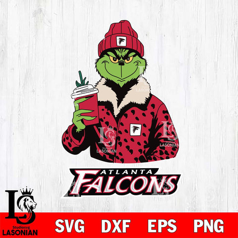 Atlanta Falcons Grinch Christmas Svg Eps Dxf Png File,Cricut svg files, Digital Download, Instant Download