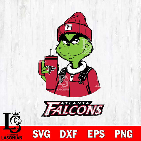 Atlanta Falcons Grinch Football Christmas Svg Eps Dxf Png File,Cricut svg files, Digital Download, Instant Download