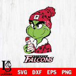 Atlanta Falcons Grinch Tree Cake Svg Eps Dxf Png File, Digital Download, Instant Download