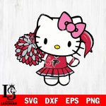 Atlanta Falcons Hello Kitty Cheerleader 12 Svg Eps Dxf Png File, Digital Download, Instant Download