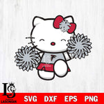 Atlanta Falcons Hello Kitty Cheerleader Svg Eps Dxf Png File, Digital Download, Instant Download