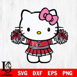 Atlanta Falcons Hello Kitty Cheerleader 9 Svg Eps Dxf Png File, Digital Download, Instant Download