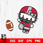 Atlanta Falcons Hello Kitty sport 12 Svg Eps Dxf Png File, Digital Download, Instant Download