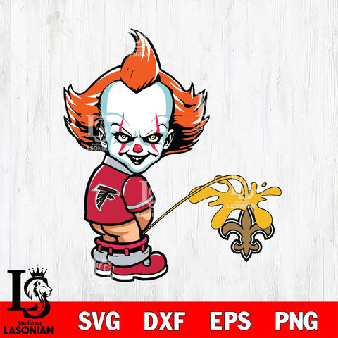 Atlanta Falcons IT Piss On New Orleans Saints Svg Eps Dxf Png File, Digital Download, Instant Download