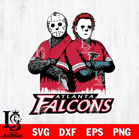 Atlanta Falcons Jason Voorhees 8 Svg Eps Dxf Png File, Digital Download