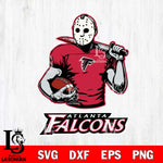 Atlanta Falcons Jason Voorhees 9 Svg Eps Dxf Png File, Digital Download