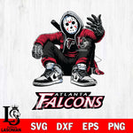 Atlanta Falcons Jason Voorhees Halloween SVG Svg Eps Dxf Png File, Digital Download, Instant Download