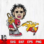 Atlanta Falcons Leatherface Piss On Tampa Bay Buccaneers Svg Eps Dxf Png File, Digital Download, Instant Download