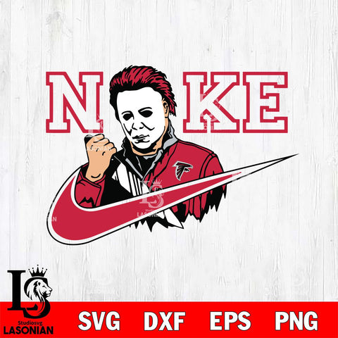 Atlanta Falcons Michael Myers Nike Svg Eps Dxf Png File, Digital Download, Instant Download