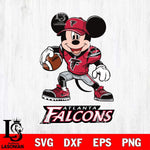 Atlanta Falcons Mikey Mouse Disney, Svg Eps Dxf Png File, Digital Download