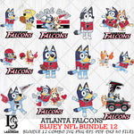 Atlanta Falcons NFL Bundle 12 Svg Eps Dxf Png File, Digital Download, Instant Download