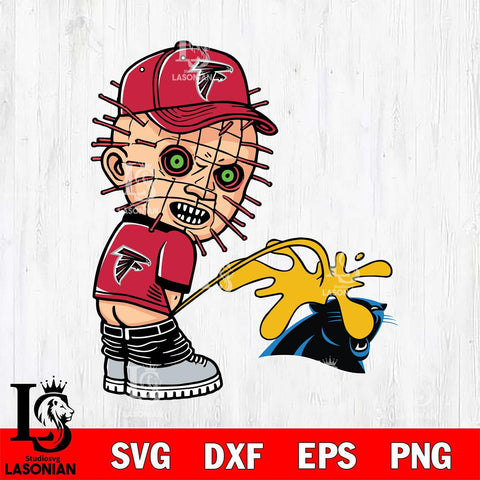 Atlanta Falcons Pinhead Piss On Carolina Panthers Svg Eps Dxf Png File, Digital Download, Instant Download