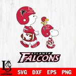 Atlanta Falcons Snoopy Sport Svg Eps Dxf Png File, NFL svg, Digital Download, Instant Download