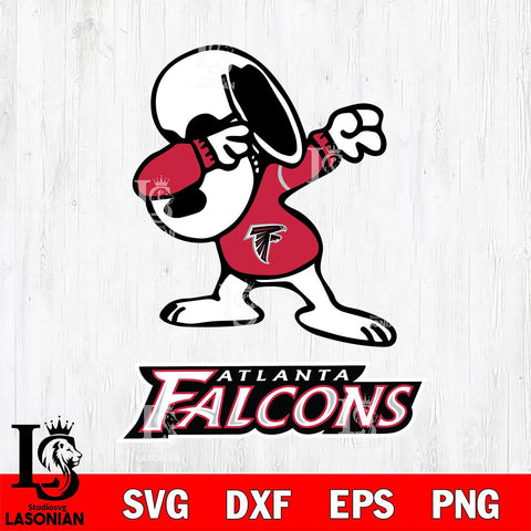 Atlanta Falcons Snoopy Sport 3 Svg Eps Dxf Png File, NFL svg, Digital Download, Instant Download