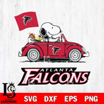 Atlanta Falcons Snoopy Sport 5 Svg Eps Dxf Png File, NFL svg, Digital Download, Instant Download