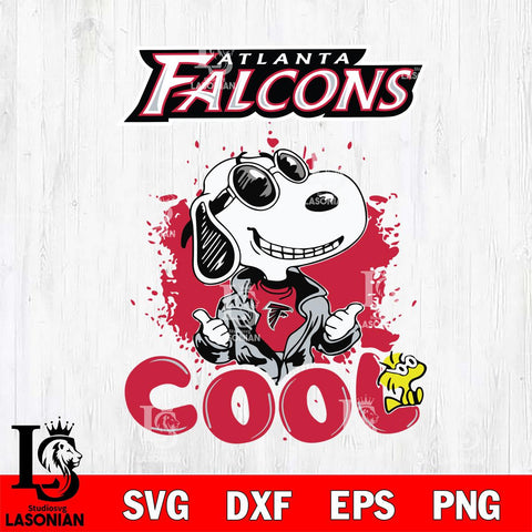 Atlanta Falcons Snoopy Sport 7 Svg Eps Dxf Png File, NFL svg, Digital Download, Instant Download