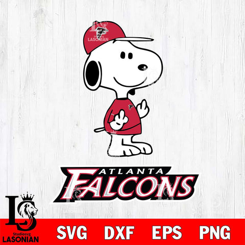 Atlanta Falcons Snoopy Sport 8 Svg Eps Dxf Png File, NFL svg, Digital Download, Instant Download