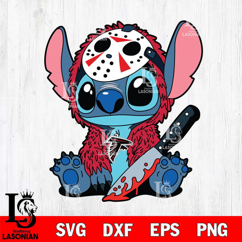 Atlanta Falcons Stitch Jason Voorhees Svg Eps Dxf Png File, NFL svg, Digital Download, Instant Download