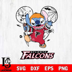 Atlanta Falcons Stitch Michael Halloween Svg Eps Dxf Png File, Digital Download, Instant Download