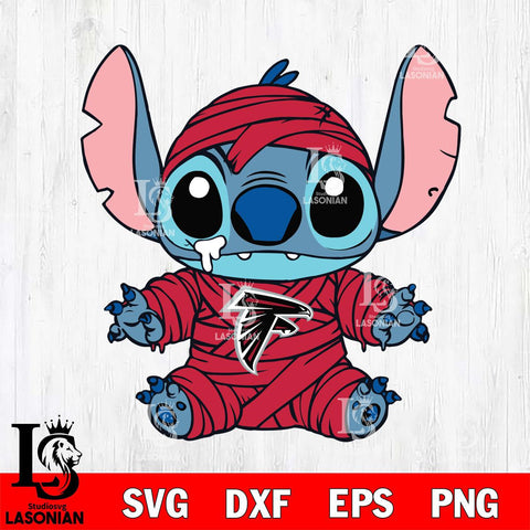 Atlanta Falcons Stitch Mummy Football Svg Eps Dxf Png File, NFL svg, Digital Download, Instant Download