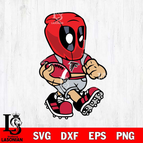 Atlanta Falcons deadpool 3 Sport Svg Eps Dxf Png File, Digital Download, Instant Download