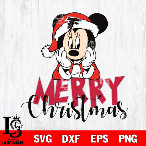 Atlanta Falcons mickey christmas 1 Svg Eps Dxf Png File, Digital Download, Instant Download