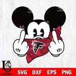 Atlanta Falcons mickey christmas 4 Svg Eps Dxf Png File, Digital Download, Instant Download