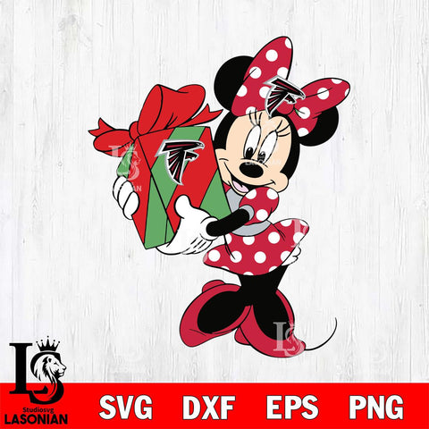 Atlanta Falcons mickey christmas 8 Svg Eps Dxf Png File, Digital Download, Instant Download