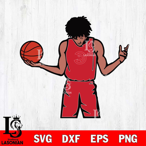 Atlanta Hawks Boy Basketball Svg Eps Dxf Png File, Digital Download, Instant Download