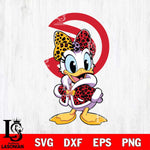 Atlanta Hawks Fancy Daisy Duck Disney Svg Eps Dxf Png File, Digital Download, Instant Download