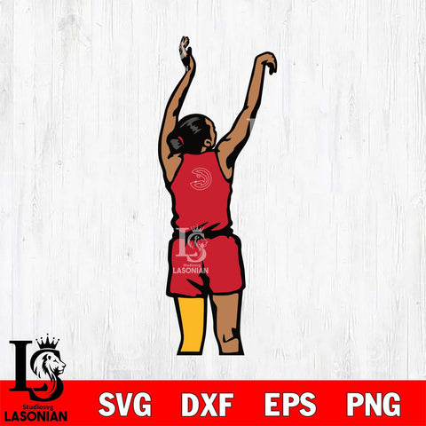 Atlanta Hawks Girl Basketball Svg Eps Dxf Png File, Digital Download, Instant Download